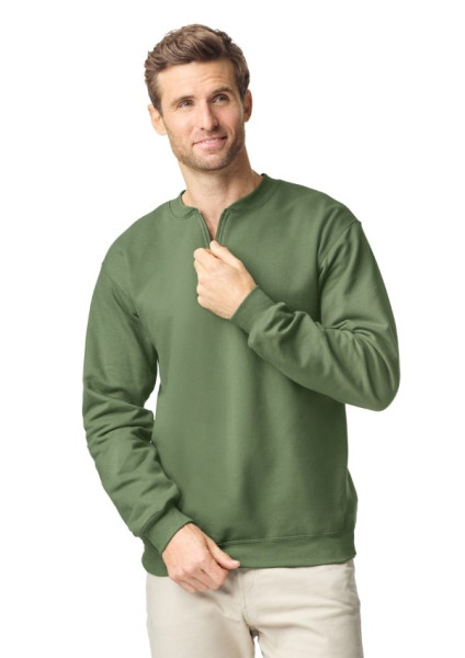 Softstyle Midweight 1/4 Zip Sweater