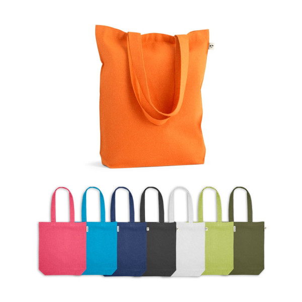 MERIDA. Katoenen (50%), gerecycleerd katoenen (30%) en polyester (20% rPET) tas (220 g/m²)