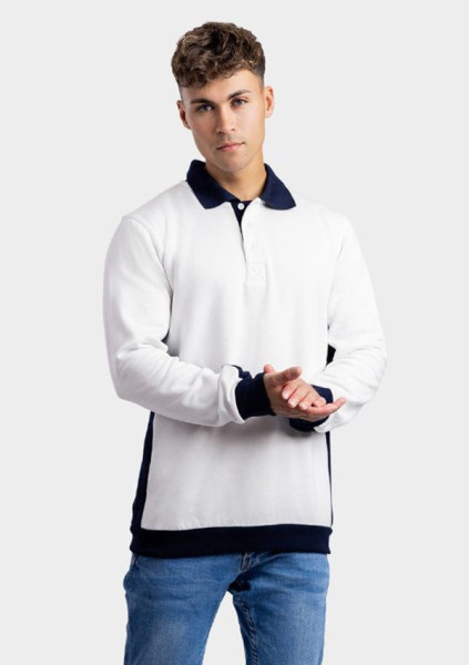 Lemon & Soda Workwear Contrast Polosweater