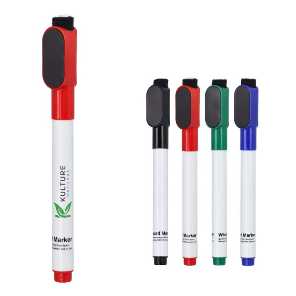 Whiteboardmarker met magneet en wisser